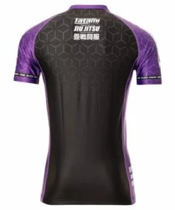 Tatami Fightwear IBJJF Short Sleeve Rash Guard Rashguard Purple