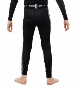 Pants/Spats Tatami Fightwear Kids Vengeance Grappling Black Compression Pants