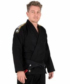 Tatami Fightwear Mens Nova Absolute Gi Black BJJ FREE White Belt