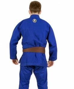 Tatami Fightwear Mens Nova Absolute Gi Blue BJJ FREE White Belt