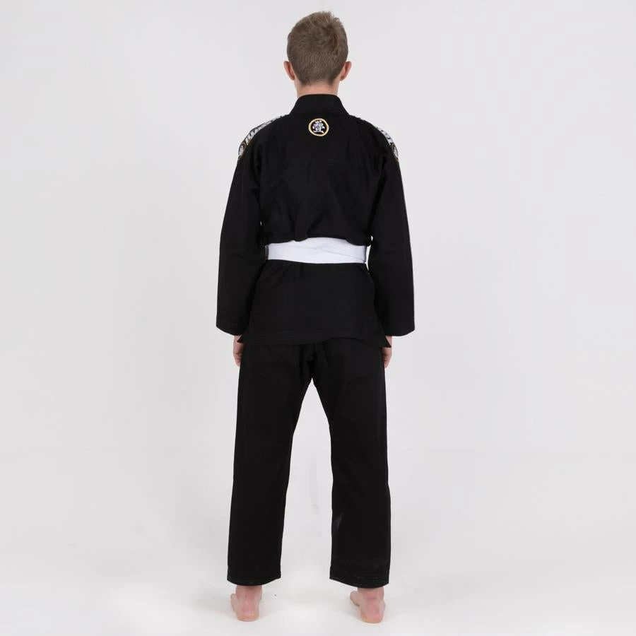 Tatami Fightwear Childrens/Kids Nova Jiu Jitsu Gi Black FREE White Belt 2 Tatami Fightwear Childrens/Kids Nova Jiu Jitsu Gi Black FREE White Belt