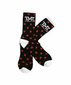 TMT The Money Team Money Dreams Boxing Socks Black/Red Shoes/Footwear