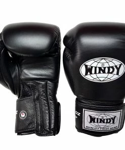 Windy BGP Muay Thai Boxing Gloves Black
