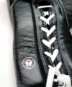 Windy BGL Lace-Up Muay Thai Boxing Gloves Black