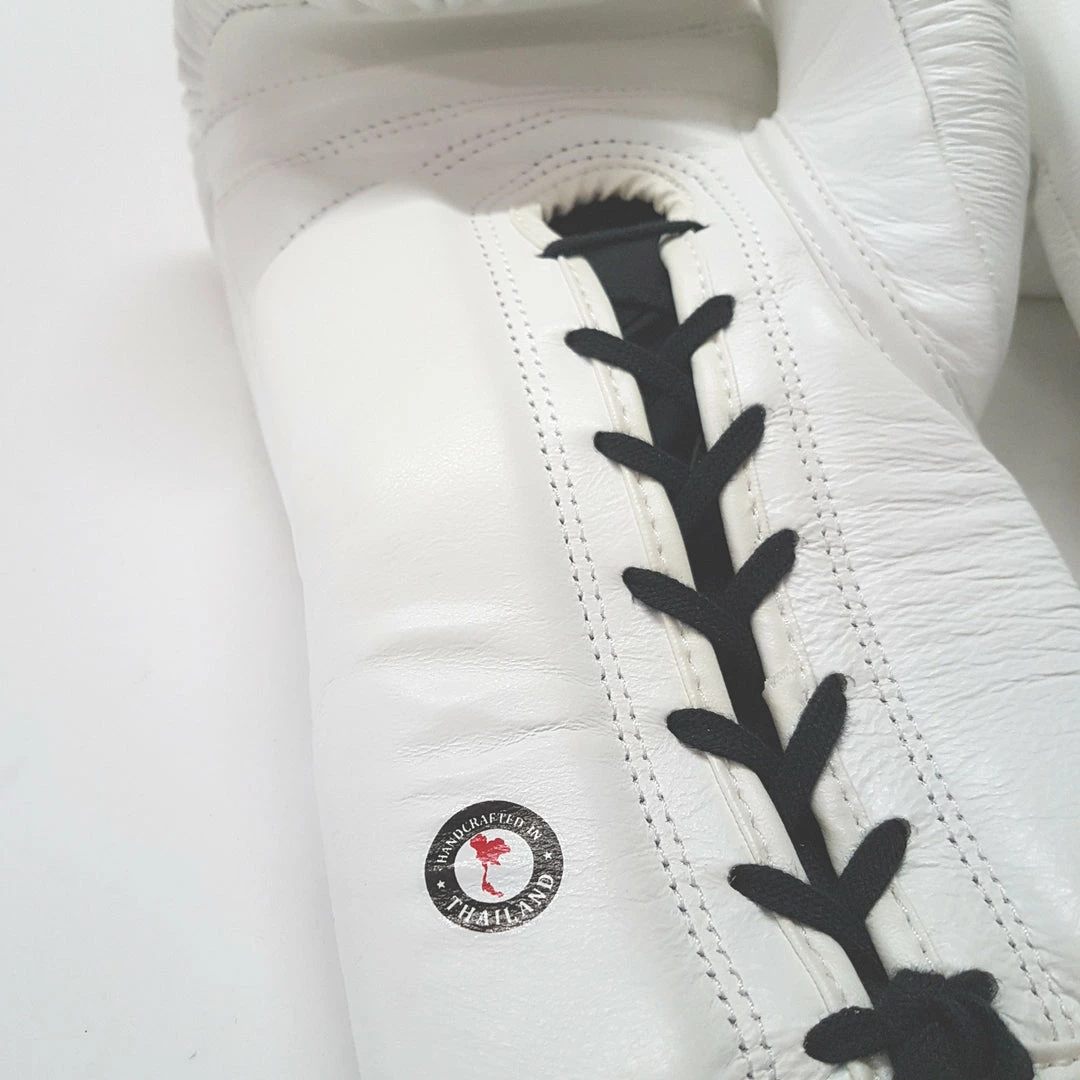 Windy BGL Lace-Up Muay Thai Boxing Gloves White 3 Windy BGL Lace-Up Muay Thai Boxing Gloves White
