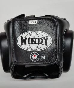 Windy Cheek & Chin Sparring Headgear Head Gear HP-2 Black (only Small Left)