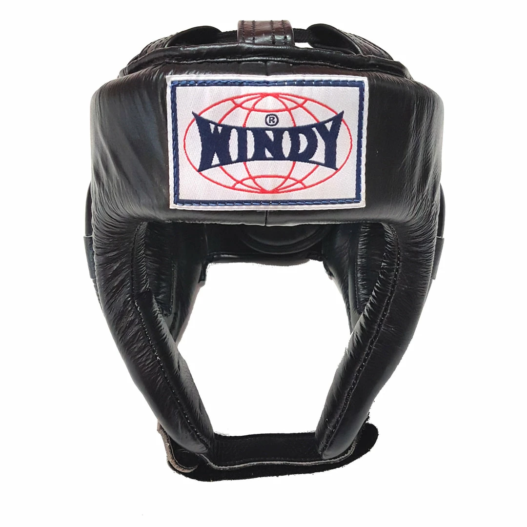 Windy Open Face Competition Headgear Head Gear HP-4 Black 1 Windy Open Face Competition Headgear Head Gear HP-4 Black