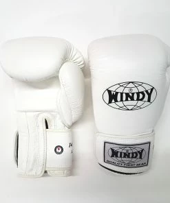 Windy BGP Muay Thai Boxing Gloves White