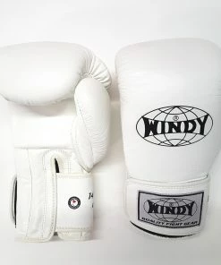 Windy BGP Muay Thai Boxing Gloves White