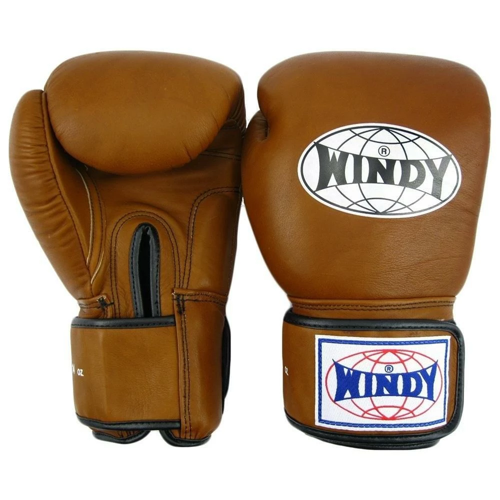 Windy BGVH Muay Thai Boxing Gloves Premium Brown Leather 1 Windy BGVH Muay Thai Boxing Gloves Premium Brown Leather