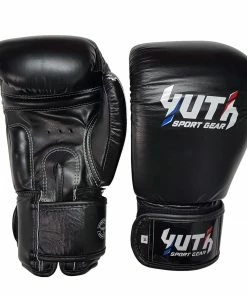 Yuth Sport Gear Muay Thai Boxing Gloves Black