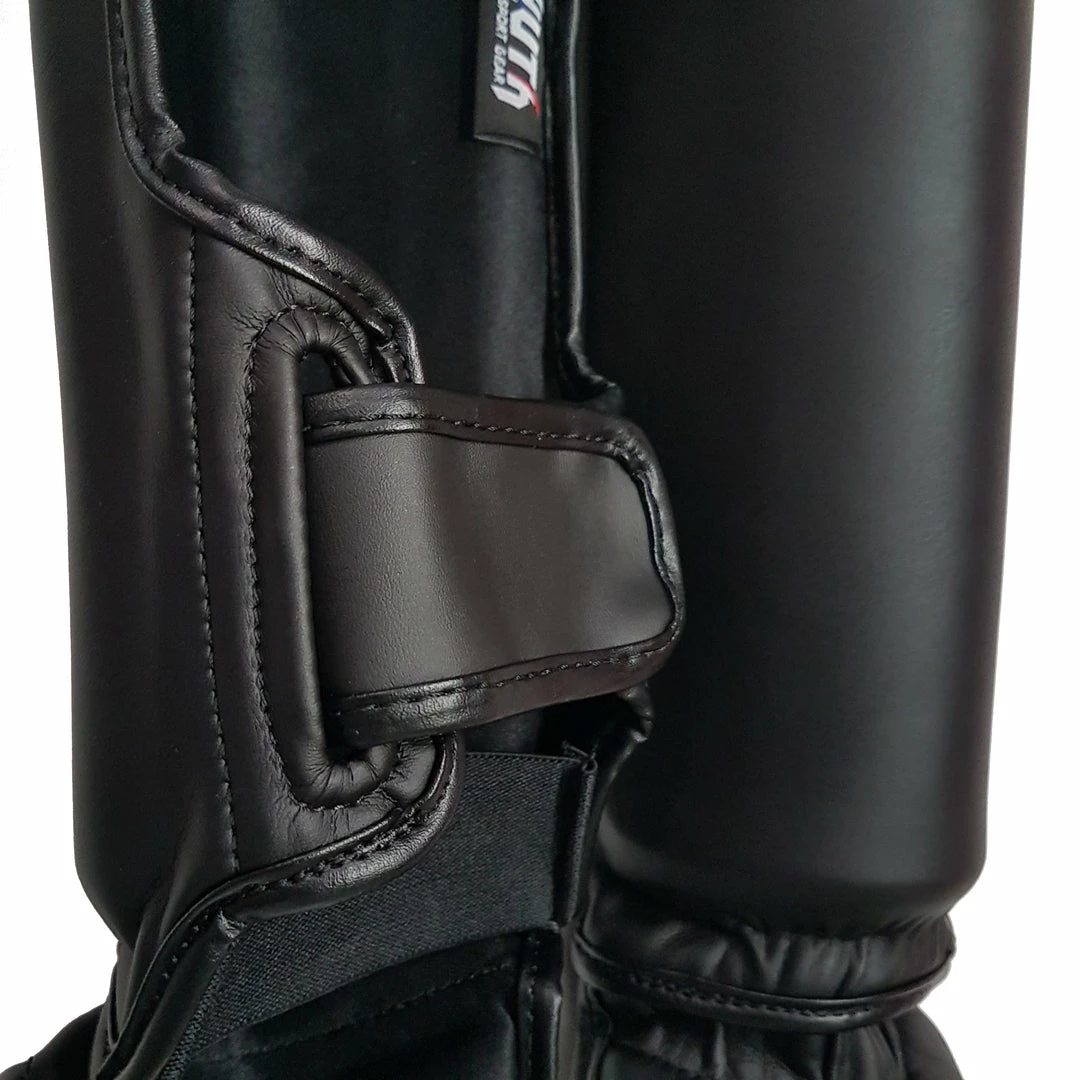 Yuth Sport Gear Muay Thai Shin Guards Black 3 Yuth Sport Gear Muay Thai Shin Guards Black