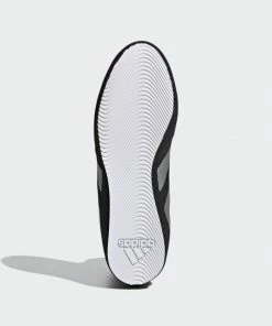 Adidas Box Hog 3 Boxing Boots Shoes Black/Silver Shoes/Footwear