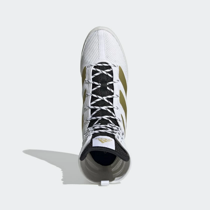 Adidas Box Hog 3 Boxing Boots Shoes White/Gold Shoes/Footwear 3 Adidas Box Hog 3 Boxing Boots Shoes White/Gold Shoes/Footwear