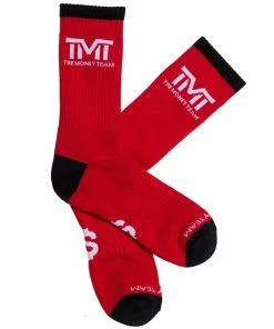 Shoes/Footwear TMT The Money Team Untouchable Boxing Socks Red/Black