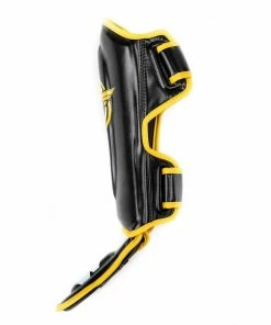 Booster Fight Gear Kids Youth Black Muay Thai Shin Guards