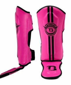 Booster Fight Gear Kids Youth Pink Muay Thai Shin Guards