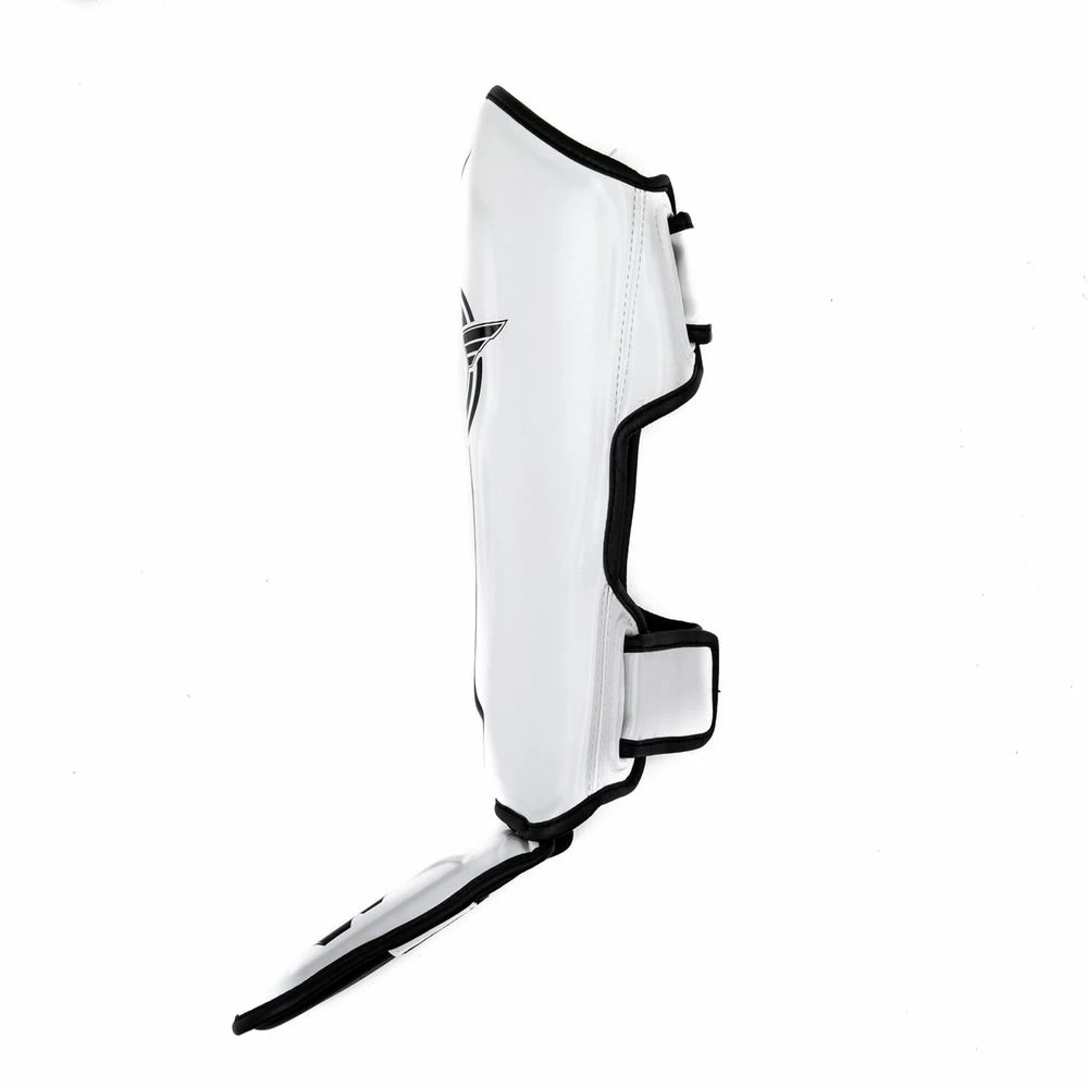 Booster Fight Gear Kids Youth White Muay Thai Shin Guards 2 Booster Fight Gear Kids Youth White Muay Thai Shin Guards