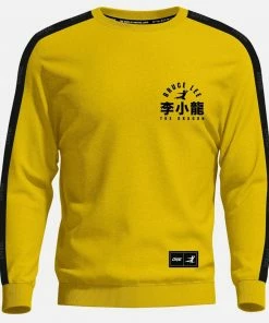 OneFC X Bruce Lee Black & Yellow Pullover Sweater T-Shirts/Tanks