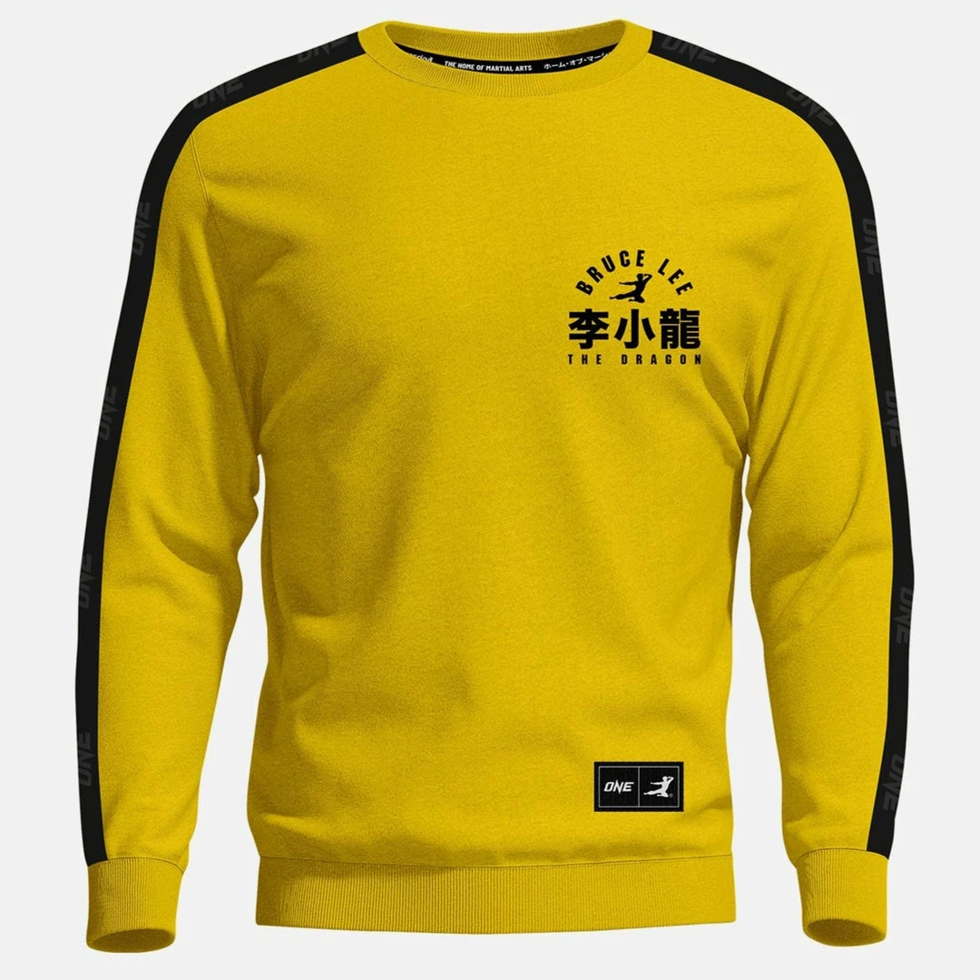 OneFC X Bruce Lee Black & Yellow Pullover Sweater T-Shirts/Tanks 1 OneFC X Bruce Lee Black & Yellow Pullover Sweater T-Shirts/Tanks
