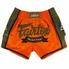 Fairtex Muay Thai Shorts BS1705 Carbon Orange/Green