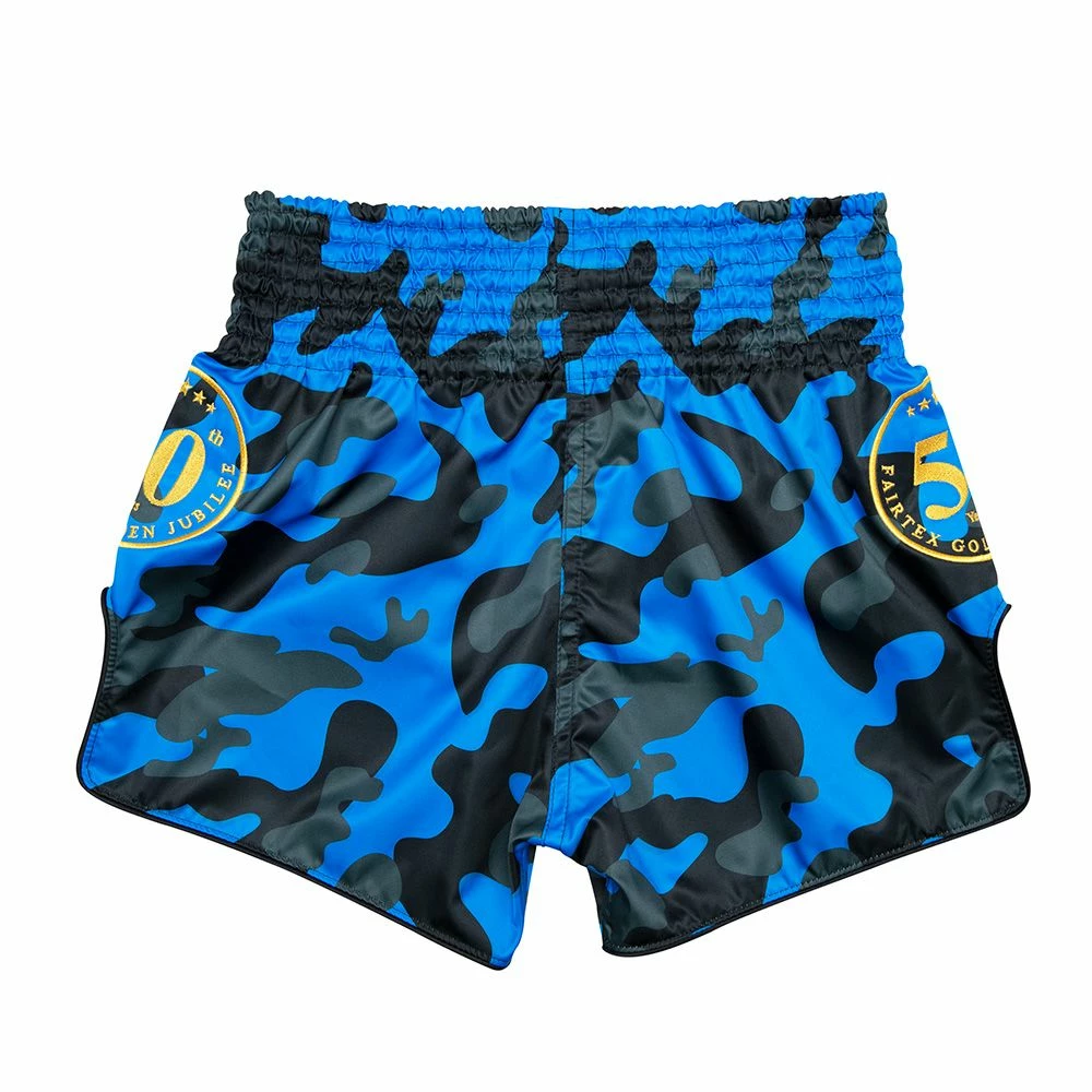 Fairtex Muay Thai Shorts BS1917 Jubilee Blue Camo 2 Fairtex Muay Thai Shorts BS1917 Jubilee Blue Camo