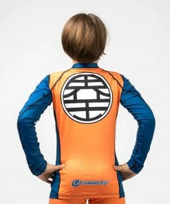 Fusion Fight Gear Dragon Ball Z Goku Kids Rash Guard Rashguard Rash Guards