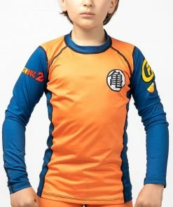 Fusion Fight Gear Dragon Ball Z Goku Kids Rash Guard Rashguard Rash Guards