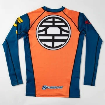 Fusion Fight Gear Dragon Ball Z Goku Rash Guard Rashguard 2 Fusion Fight Gear Dragon Ball Z Goku Rash Guard Rashguard