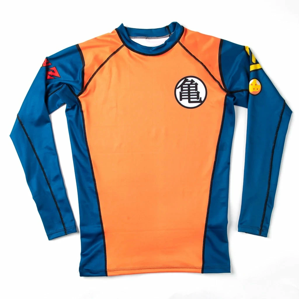 Fusion Fight Gear Dragon Ball Z Goku Rash Guard Rashguard 1 Fusion Fight Gear Dragon Ball Z Goku Rash Guard Rashguard