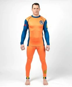 Fusion Fight Gear Dragon Ball Z Goku Rash Guard Rashguard 8 Fusion Fight Gear Dragon Ball Z Goku Rash Guard Rashguard