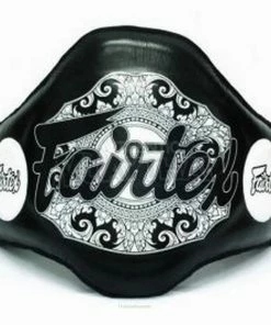 Fairtex BPV2 Velcro Belly Pad Protector Bellypad Black Pads/Mitts