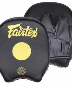 Pads/Mitts Fairtex FMV14 Micro Focus Mitts Short Punch Pads Black/Gold