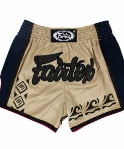 Fairtex Muay Thai Shorts BS1713 Tribal Tan/Blue