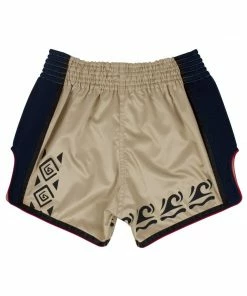 Fairtex Muay Thai Shorts BS1713 Tribal Tan/Blue