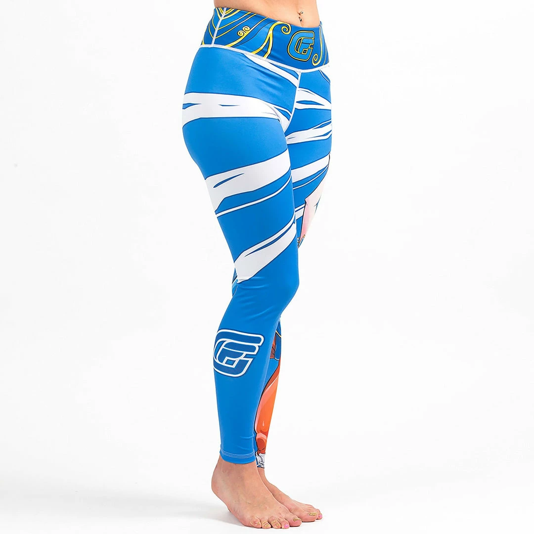 Pants/Spats Fusion Fight Gear Chun Li Street Fighter Ladies Spats Compression Pants 2 Pants/Spats Fusion Fight Gear Chun Li Street Fighter Ladies Spats Compression Pants