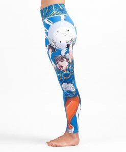 Pants/Spats Fusion Fight Gear Chun Li Street Fighter Ladies Spats Compression Pants 8 Pants/Spats Fusion Fight Gear Chun Li Street Fighter Ladies Spats Compression Pants