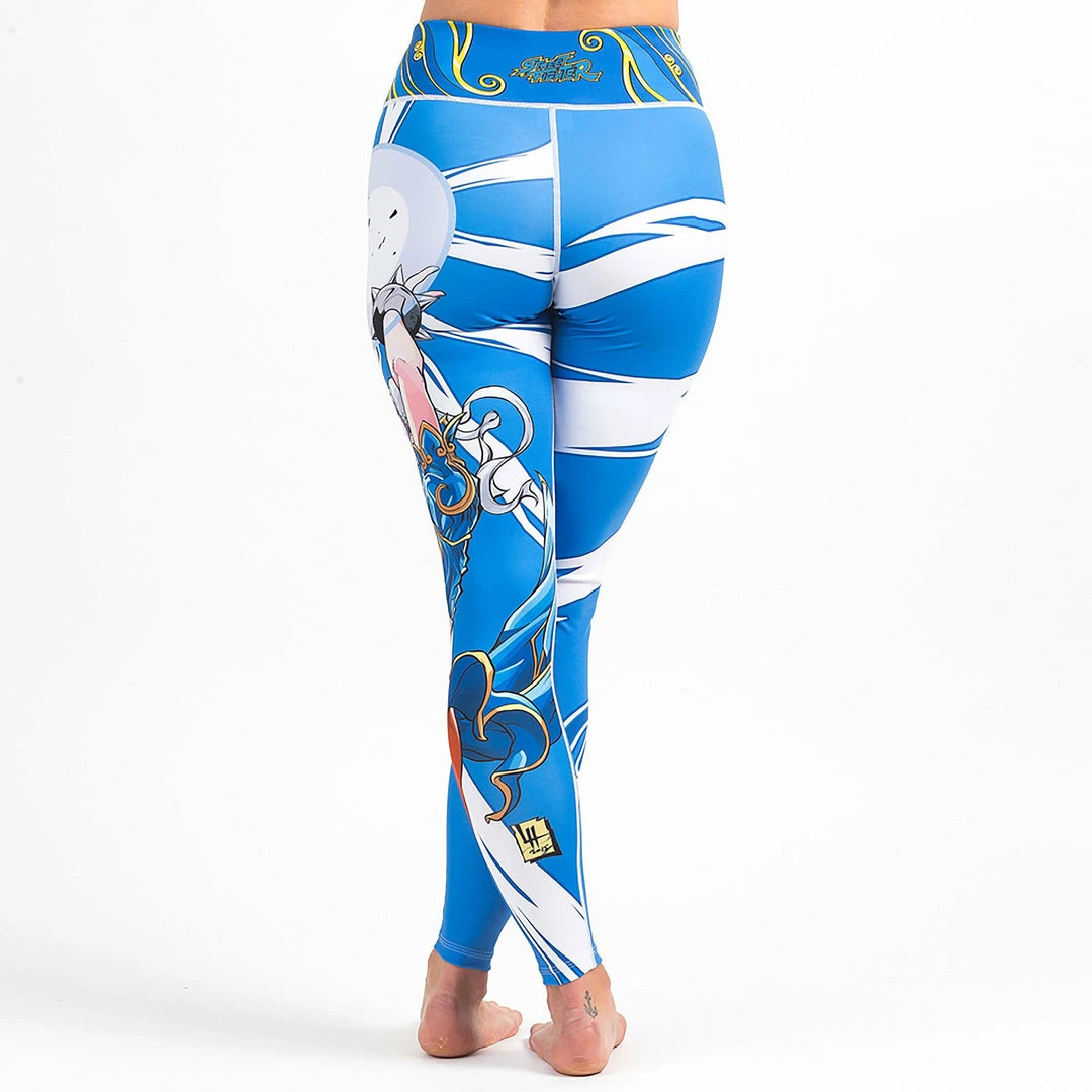 Pants/Spats Fusion Fight Gear Chun Li Street Fighter Ladies Spats Compression Pants 4 Pants/Spats Fusion Fight Gear Chun Li Street Fighter Ladies Spats Compression Pants