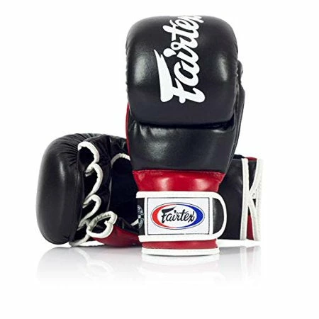 Fairtex FGV18 MMA Super Sparring Hybrid Gloves Red 1 Fairtex FGV18 MMA Super Sparring Hybrid Gloves Red