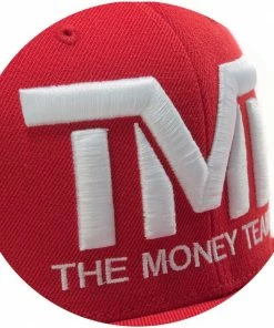 Caps/Hats TMT The Money Team Courtside Red/White Snapback Hat Cap