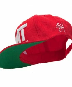 Caps/Hats TMT The Money Team Courtside Red/White Snapback Hat Cap