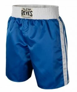 Cleto Reyes Polyester Satin Boxing Shorts Trunks Blue