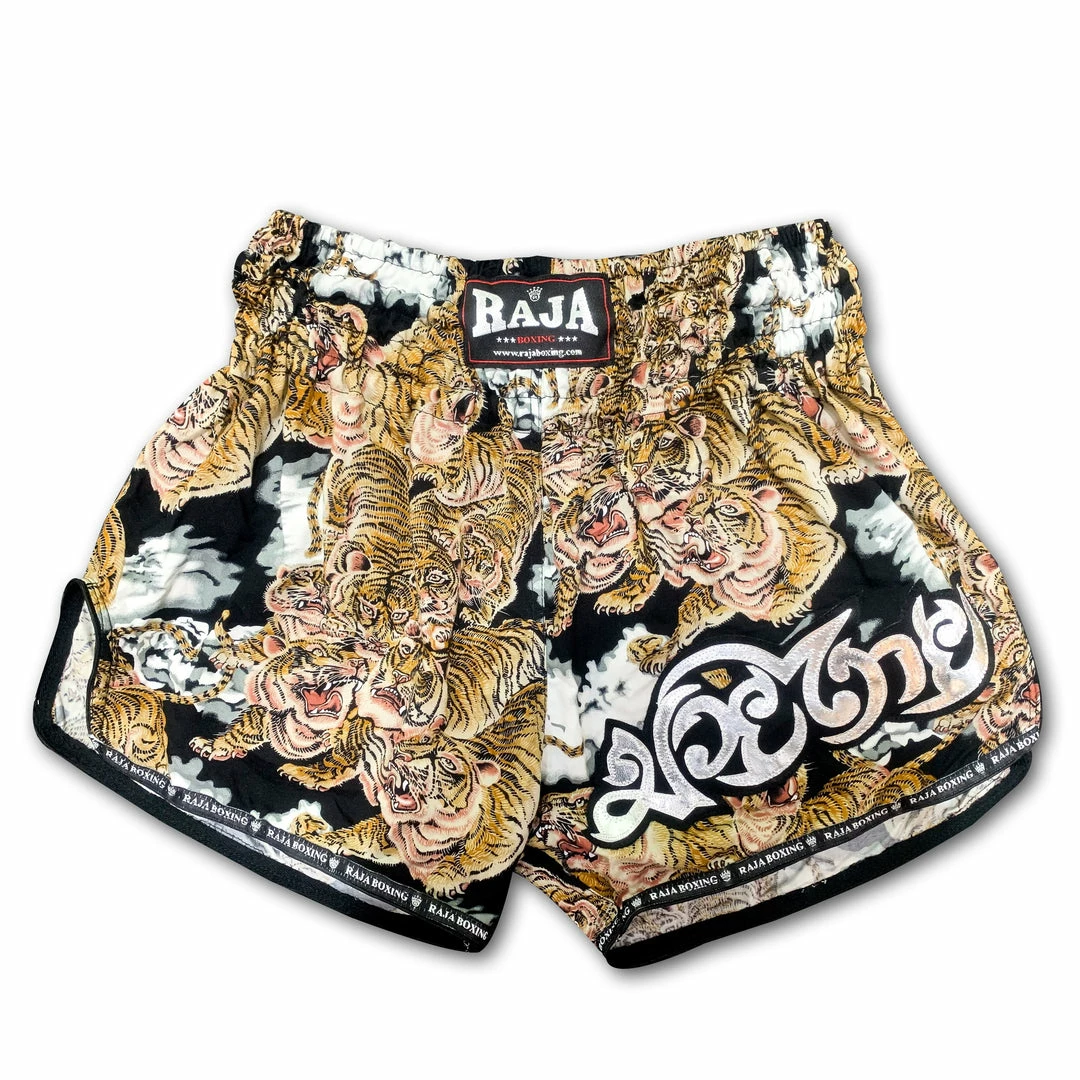 Raja Boxing Tigers Muay Thai Shorts 1 Raja Boxing Tigers Muay Thai Shorts