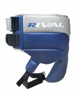 Rival Boxing Rival RNFL100 Professional Protector Blue/Silver Groin Guard
