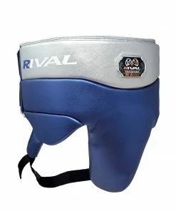 Rival Boxing Rival RNFL100 Professional Protector Blue/Silver Groin Guard