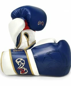 Rival Boxing RB80 Impulse Training Bag Gloves Navy/Gold