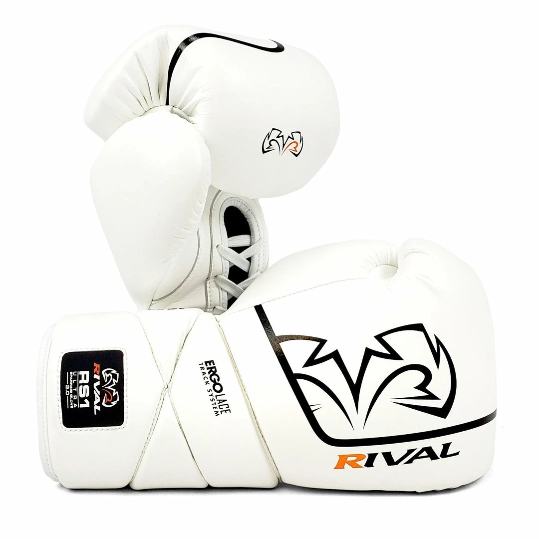 Rival Boxing RS1 2.0 Ultra Sparring Lace-Up Gloves White 1 Rival Boxing RS1 2.0 Ultra Sparring Lace-Up Gloves White
