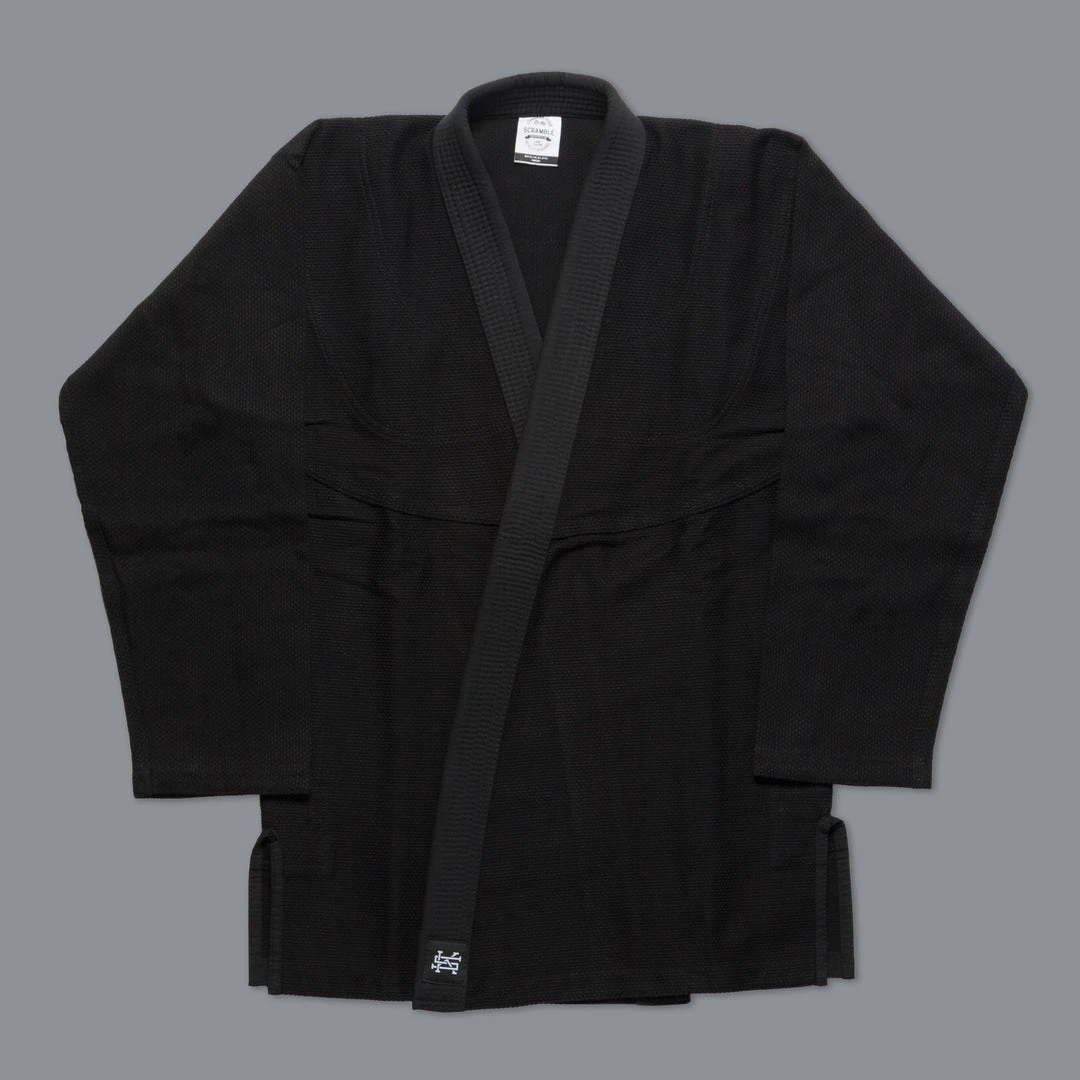 Gi's/Belts Scramble Standard Issue Semi Custom Jiu Jitsu BJJ Gi Kimono Black 1 Gi's/Belts Scramble Standard Issue Semi Custom Jiu Jitsu BJJ Gi Kimono Black