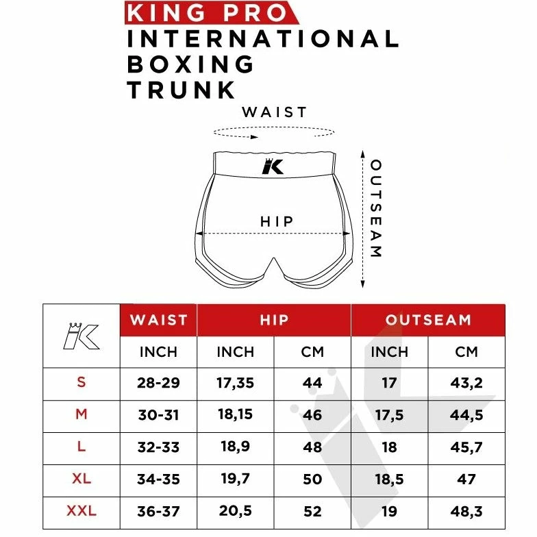King Pro Boxing Trunk 2 Shorts Black 3 King Pro Boxing Trunk 2 Shorts Black