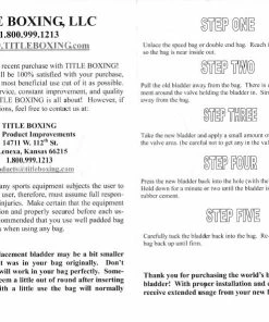 Title Boxing Speed Bag Replacement Bladder Various Sizes Punch/Kick Bags